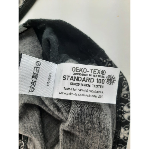 Naturwool Eizniz Women's Black Fair Isle Extra Fine Merino Wool Sweater Top S - Picture 9 of 13